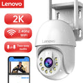 Lenovo 2K PTZ WIFI CCTV Surveillance Camera HD Color Night Vision Auto Tracking 5X Digital Zoom Outdoors Video Security Monitor