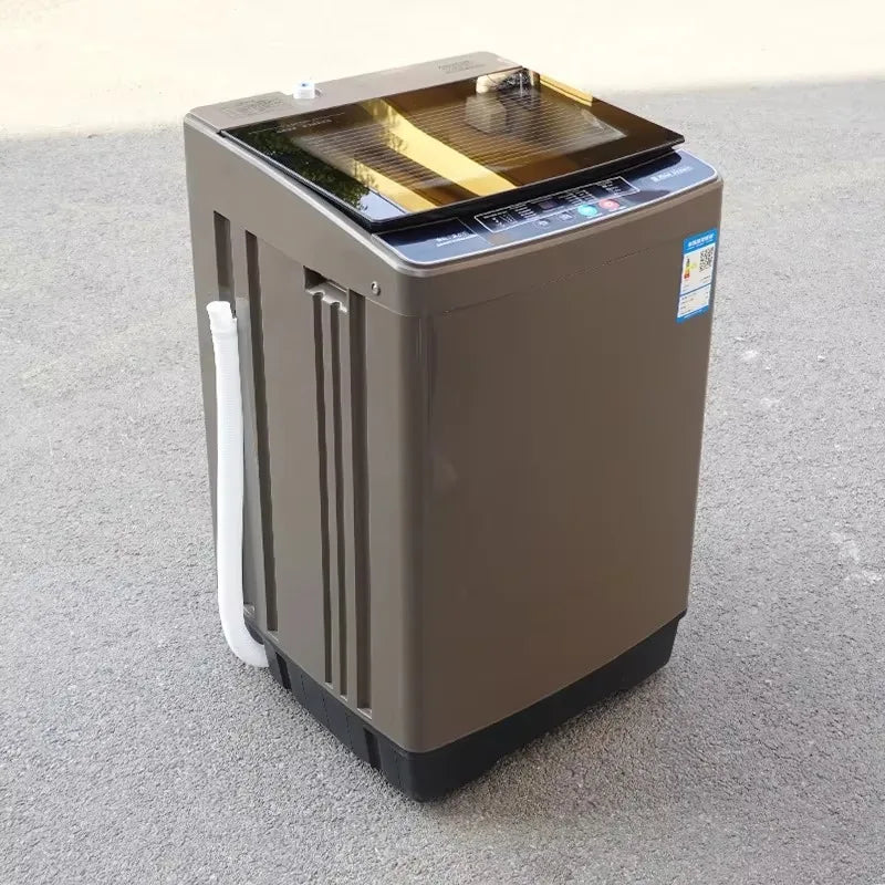Tidesmit 20kg fully automatic washing machine and dryer combo showing side control panel and drum features