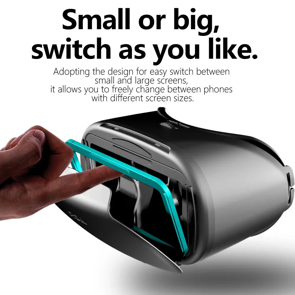 VR Headset for Smartphones - Immersive 3D Mobile VR Glasses Tidesmit
