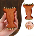Lymphatic Face Massager Tool – Copper Wood Roller for Skin Firming Massage Roller Brown Tidesmit