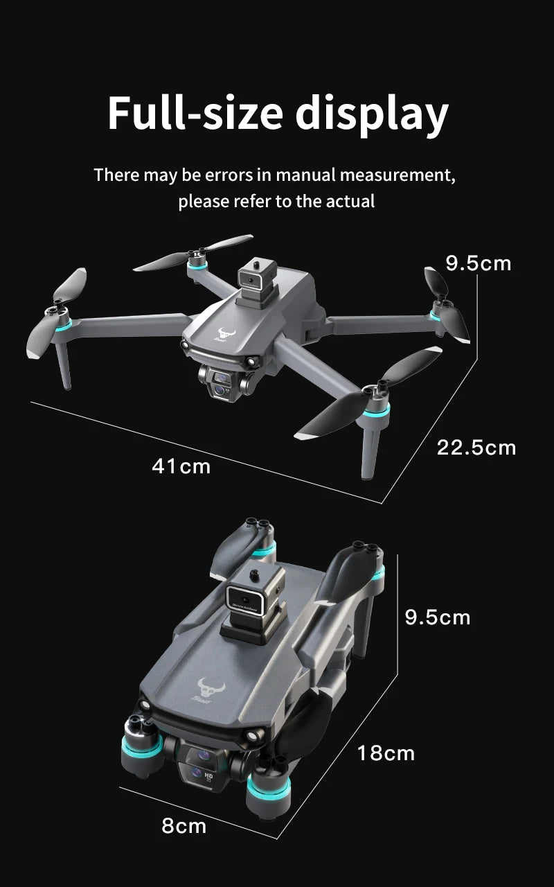 8K GPS Camera Drone with EIS Stabilization and Brushless Motor Tidesmit