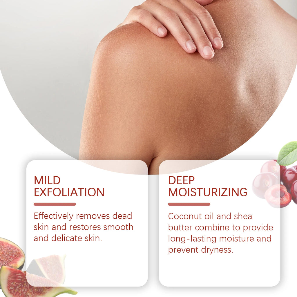 Exfoliating Body Scrub for Glowing Skin | Natural Deep Cleansing Formula Scrubs Treatments Tidesmit