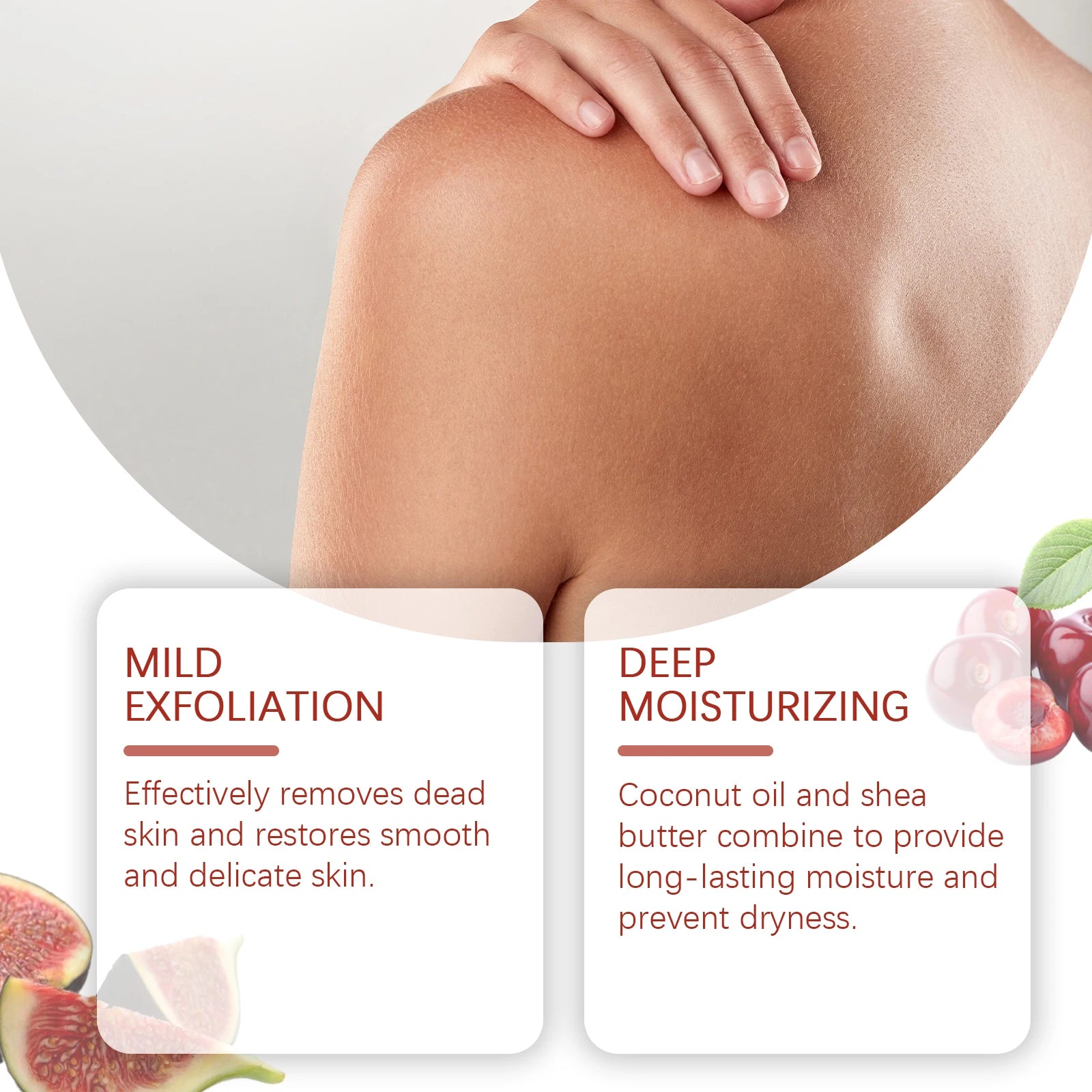 Exfoliating Body Scrub for Glowing Skin | Natural Deep Cleansing Formula Scrubs Treatments Tidesmit