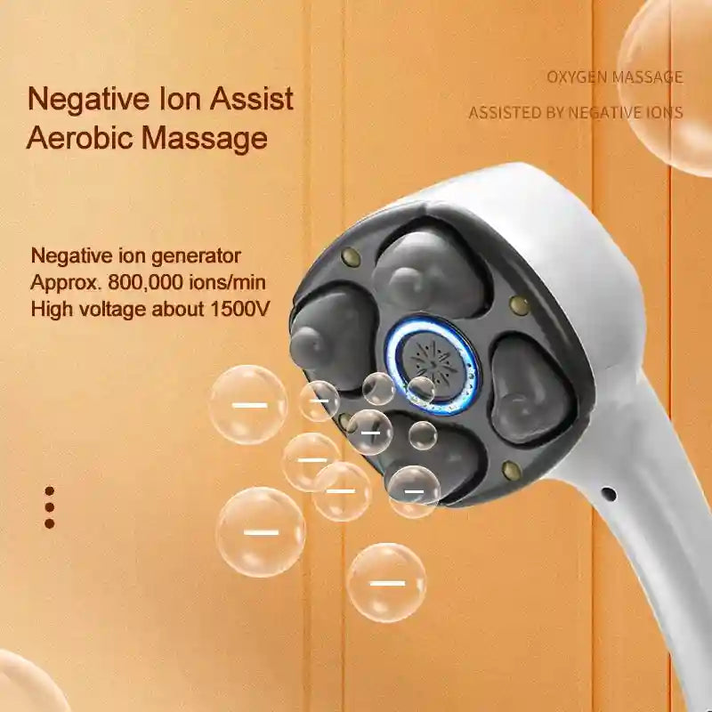 Electric Massage Roller | 4-Head Deep Tissue Muscle Relief Device Massage Roller Tidesmit