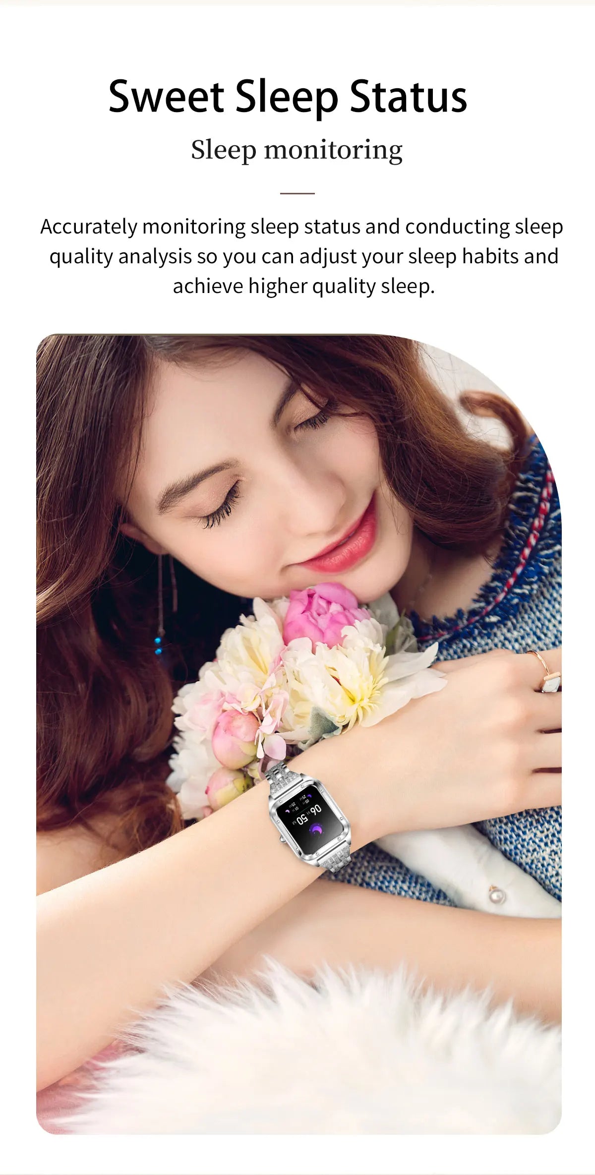 2026Ultra Thin Fashion Smart Watch For Women Screen Always Display Time Sports Bracelet Bluetooth Call 1.59" AMOLED Woman Watch