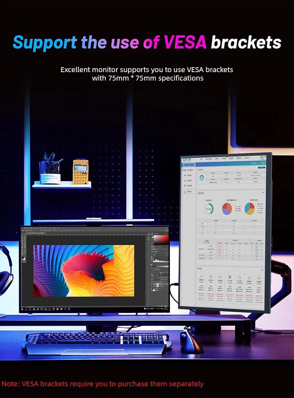 UPERFECT UColor Apex 19 144Hz UHD 4K Portable Monitor QLED Screen For Gaming Travel Laptop Phone Game Console Steam Deck PS5 PC