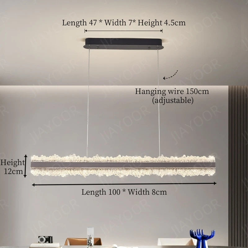 LED Ring Light Chandelier 120cm - Dimmable Rose Gold & Grey Grey 100cm Tidesmit