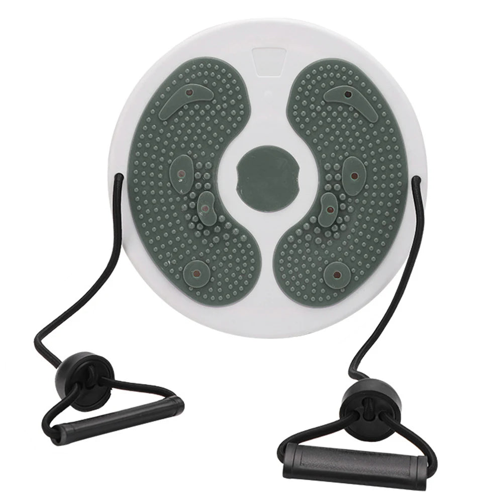Waist Twisting Disc with Resistance Bands & Magnetic Foot Massage Body Shaping Massage Equipment Tidesmit