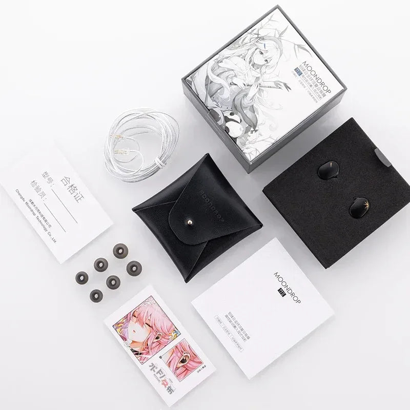 Moondrop Chu II In-Ear Monitors HiFi Wired Audio Cable by Tidesmit Tidesmit