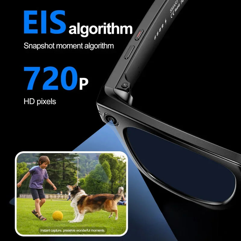 Tidesmit Smart Audio Glasses with AI Camera and Spatial Bluetooth Connectivity Tidesmit