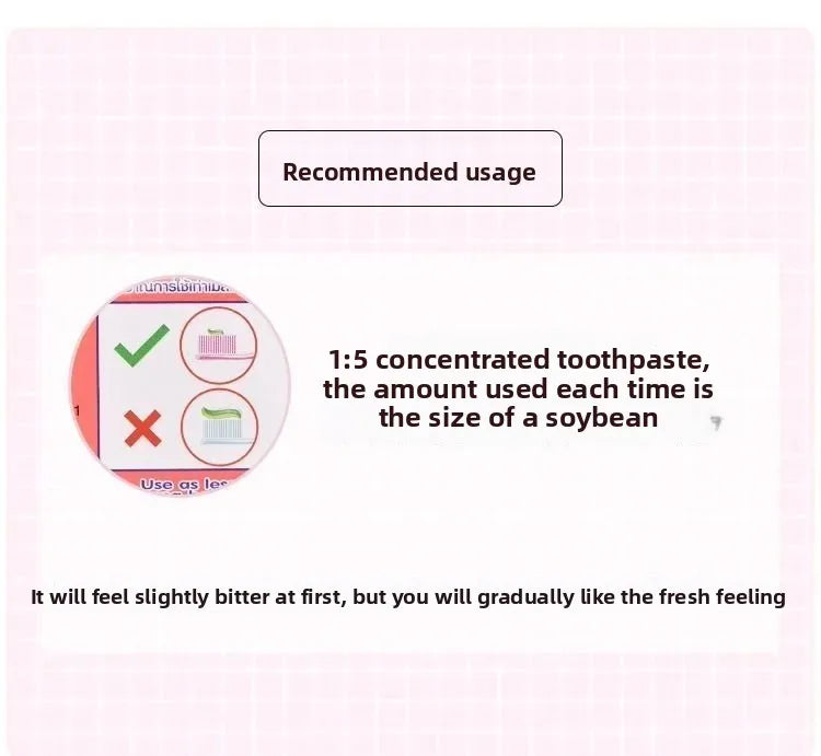 Tidesmit RASYAN herbal teeth whitening toothpaste for removing yellow stains and bad breath
