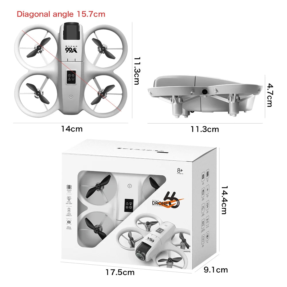 4K Camera Drone: Foldable Wide Angle WiFi Quadcopter for Beginners Tidesmit