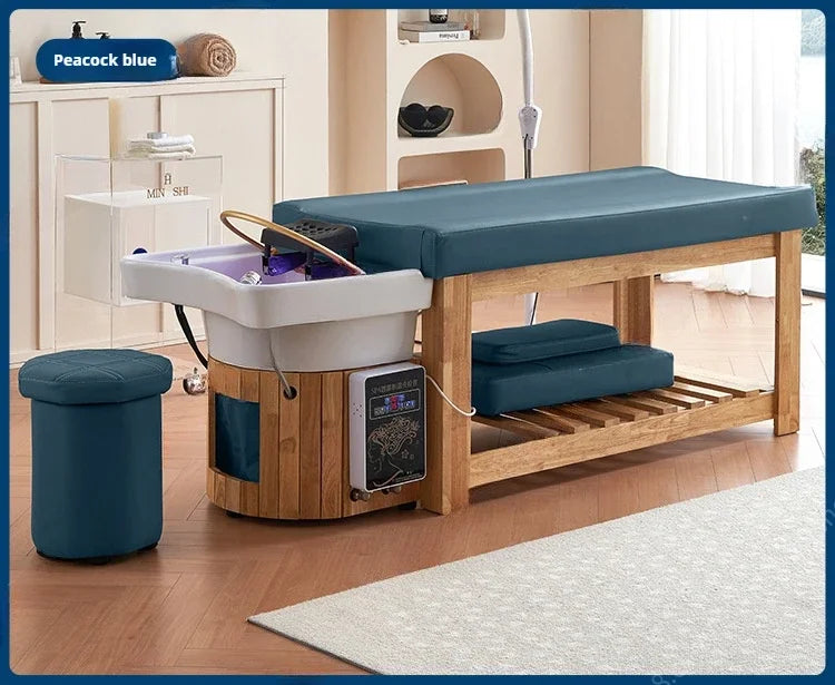 Spa Shampoo Chair | Professional Scalp Treatment Bed by Tidesmit Massage Chairs Tidesmit