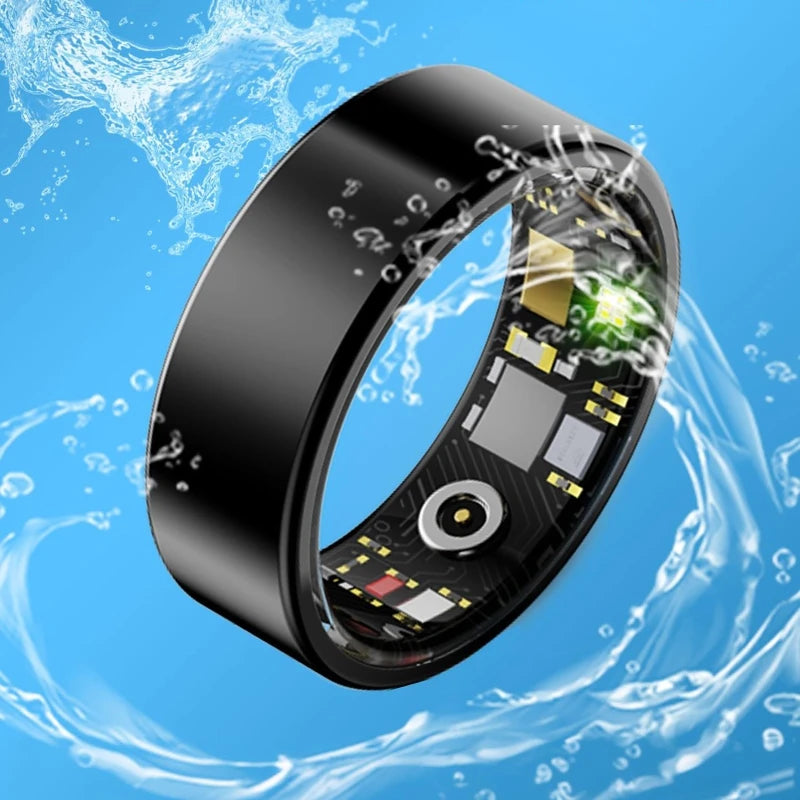 smart Ring for Women Men,Fitness Tracker Ring with Heart Rate, Sleep Monitoring, Blood Oxygen, Step Counting for iOS and Android, No Subscription Fee, Waterproof
