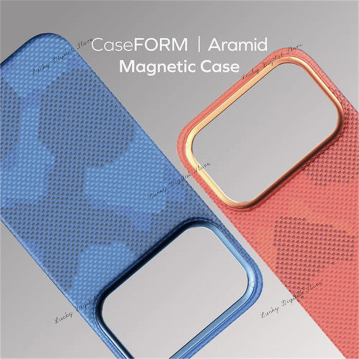 iPhone 17 Pro Max Aramid Fiber Case with Slim Aluminum Frame Tidesmit
