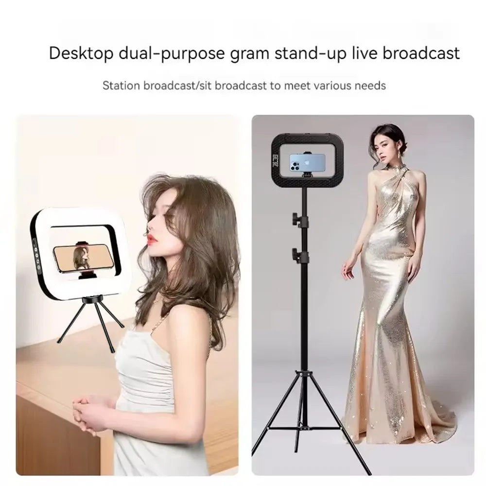 Handheld Ring Light for Phone - Portable LED Vlog Lighting Tidesmit