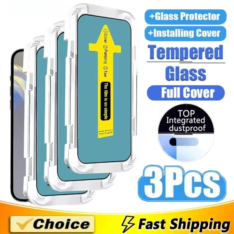 iPhone 17 Pro Screen Protector - HD Tempered Glass & Easy Install iPhone17 Pro HD Glass Tidesmit