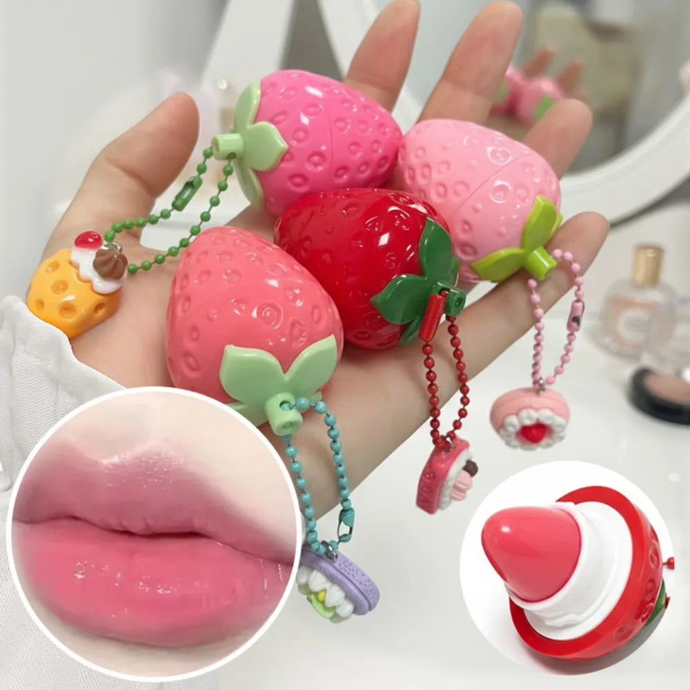 Strawberry Moisturizing Lip Balm - Nourishing Lip Treatment (MS9033) Lip Care Tidesmit