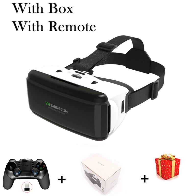 VR Headset for Smartphones | 3D Immersive Reality Smart Glasses With Remote C Tidesmit