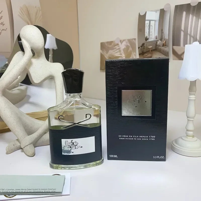 Creed Green Irish Tweed EDP for unisex. 100ml spray bottle with signature black wrap in premium black gift box.
