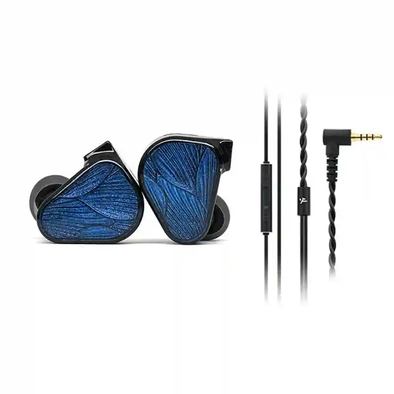 TRUTHEAR Zero Dual Dynamic Driver In-Ear Monitors with Detachable Cable 3.5mm-mic Cable Tidesmit