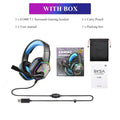 Wireless Gaming Headset with Mic - 7.1 Surround Sound for PC and PS5 Blue with Box China Mainland Tidesmit