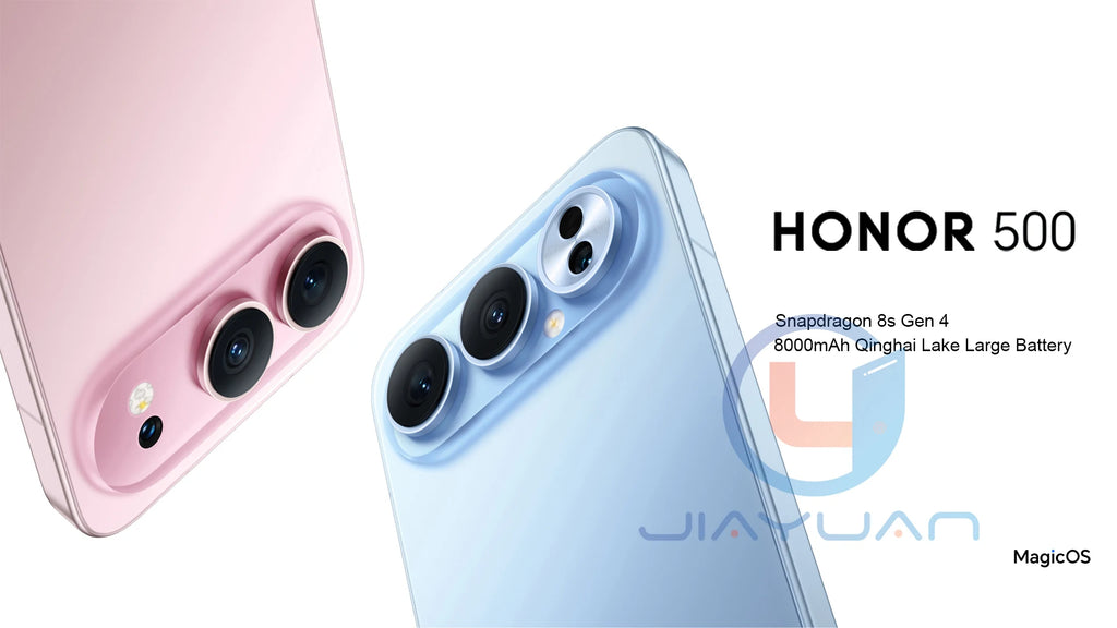 Original HONOR 500 5G Mobile Phone  6.55" 120Hz Display MagicOS 10 Snapdragon 8s Gen 4 Camera 200MP Battery 8000mAh Smartphone