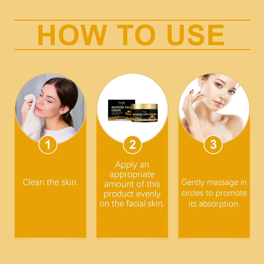 Turmeric Hydrating Face Cream Gentle Nourishing Firming Daily Moisturizer Smooth Silky Skin Skincare Suitable for All Skin Types