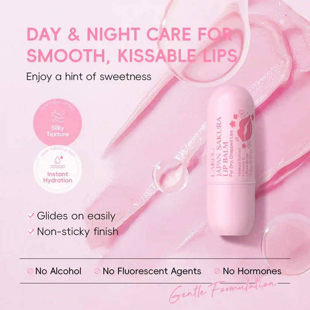 Sakura Lip Balm Hydrating Plumping Treatment 3.5g - Tidesmit Lip Care Lip Care Tidesmit