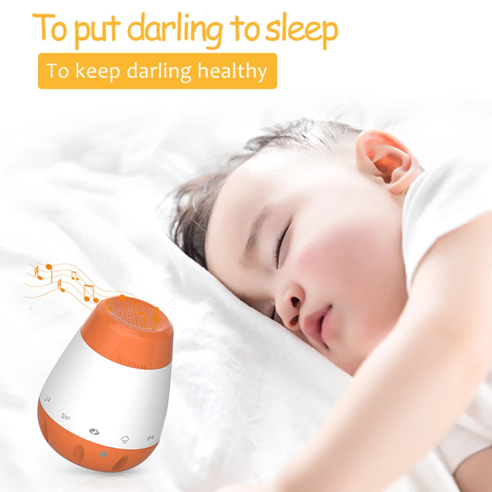 Smart Baby Sleep Soother White Noise Sound Machine for Infants Toddlers with 6 Soothing Sounds Built-in Battery Intelligent