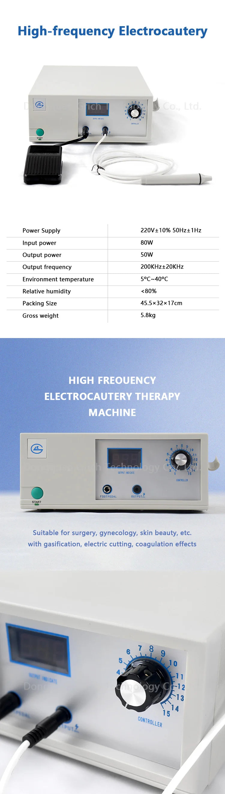 Dental Electrocautery Machine for Surgical Ion Treatment - CE Certified Relaxation Treatment Tidesmit