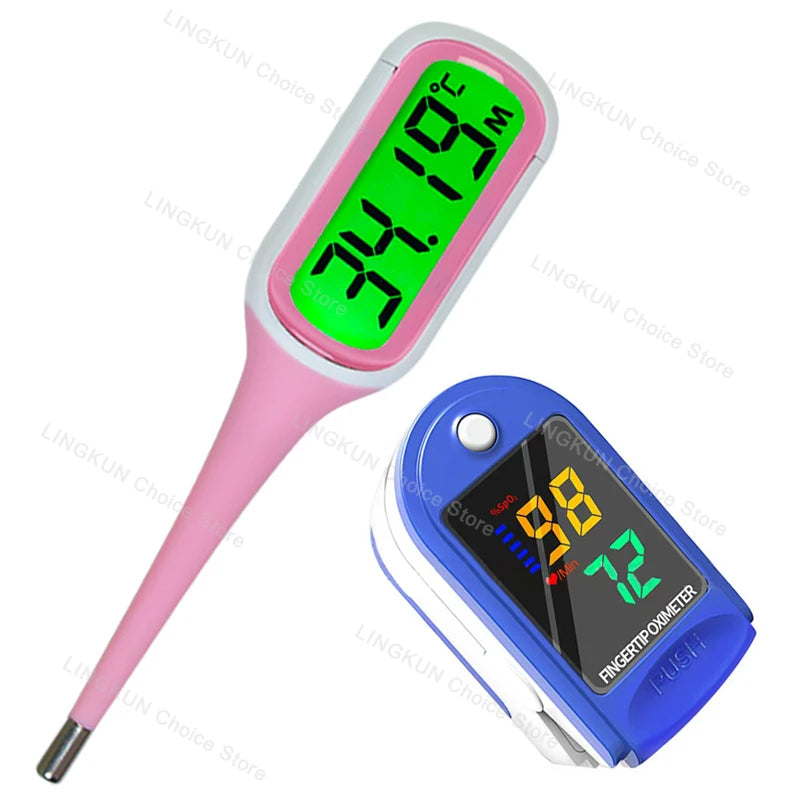 Hot Baby Digital Underarm Electronic Thermometer 8 Seconds Fast Measurement Celsius Fahrenheit Soft Head Oral Body Temperaturer