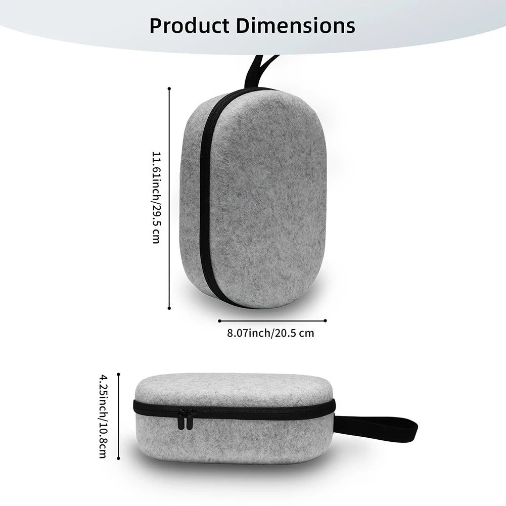 Apple Vision Pro Carrying Case – Durable Felt Travel Bag for VR Headsets Tidesmit