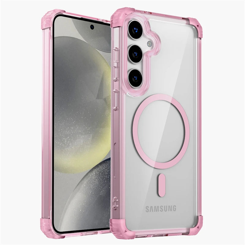 Samsung Galaxy S25 Ultra Magnetic Case | Shockproof Clear Cover Tidesmit
