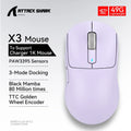 Attack Shark X3 X3Pro Wireless Tri-Mode Gaming Mouse 26K DPI PAW3395 Computer Gaming Peripherals CSGO Valorant Office Gift