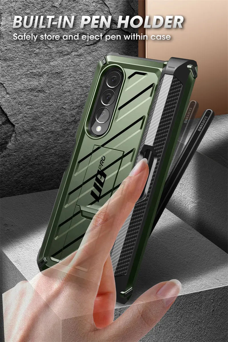 Samsung Galaxy Z Fold 4 Rugged Case - Dual Layer Shock-Absorbing Cover Tidesmit