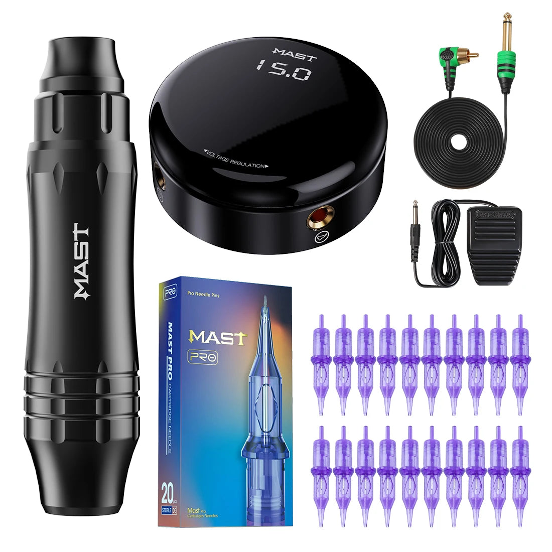 Professional PMU Machine Kit with OLED OLED Pen and Power Supply Permanent Makeup Machines Tidesmit