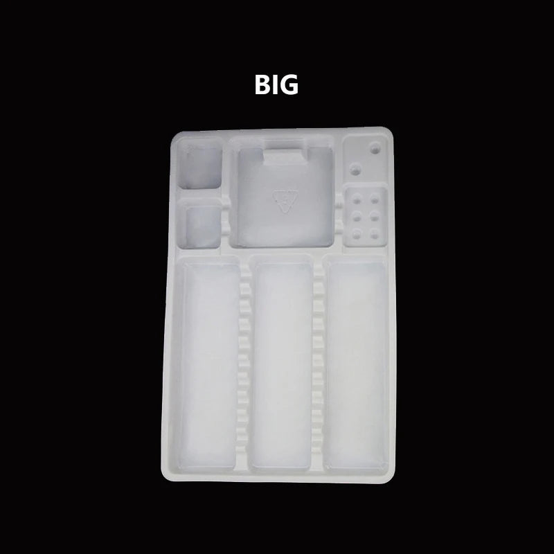Disposable Tattoo Tray for Permanent Makeup - 10pcs Pink Sterile Organizer Permanent Makeup Machines 10pcs Big Tidesmit