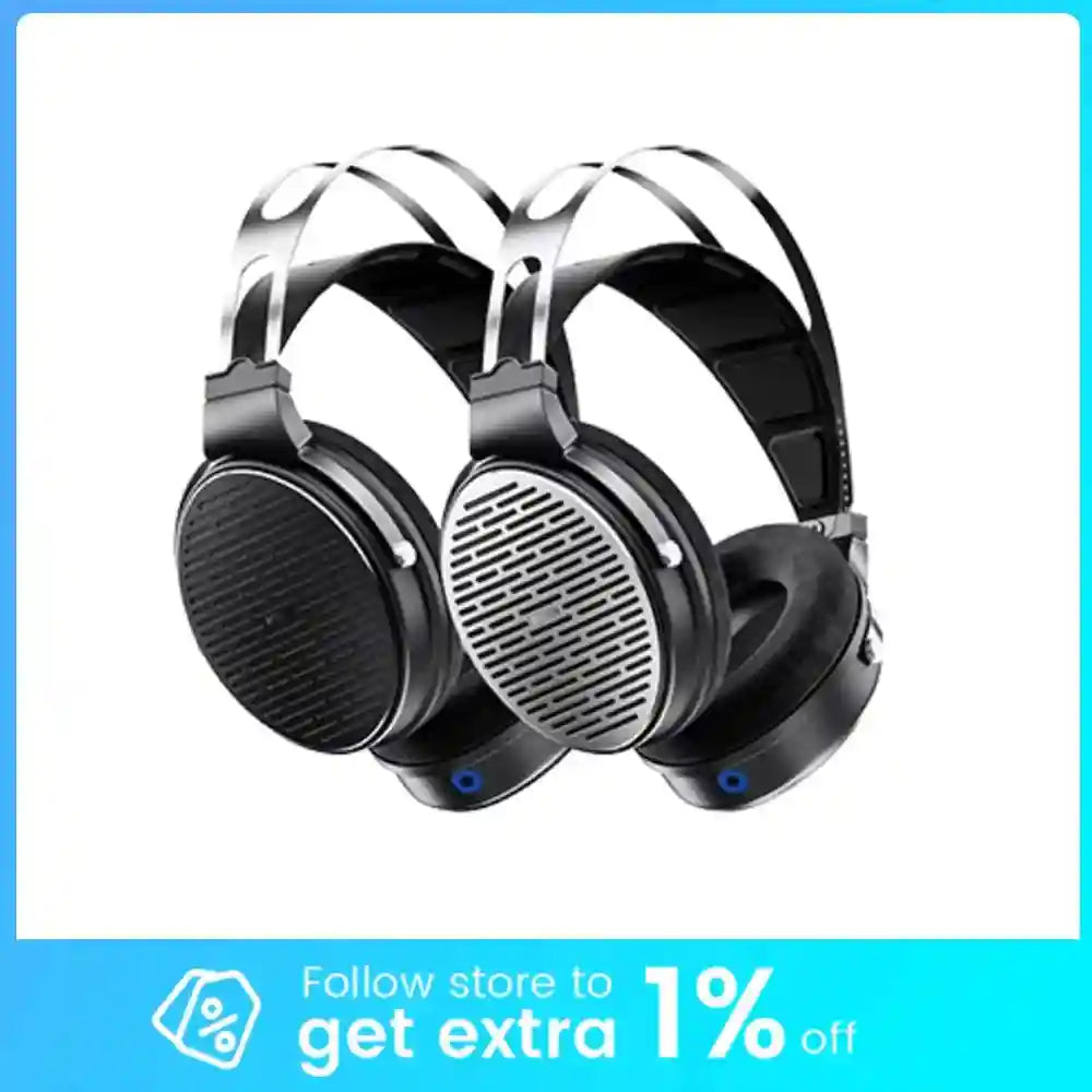 FiiO JT3 Open Back Wired Headphones – HiFi Studio Monitor Sound - Black Tidesmit