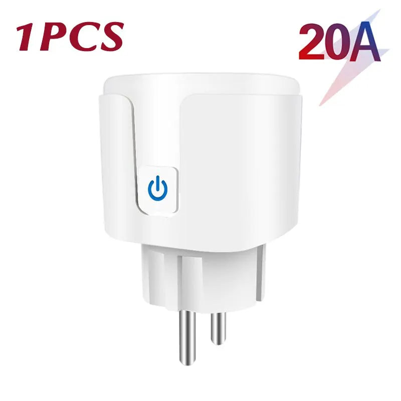 Tidesmit WiFi Smart Plug 20A with App Power Monitor for Home Automation 20A No Power Monitor Tidesmit