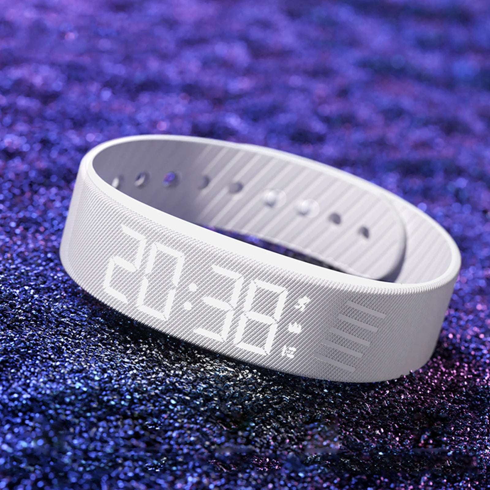 Vibrating Alarm Wristband Waterproof Silent Vibration Alarm Watch with Step Counter Pedometer for Heavy Sleepers Students