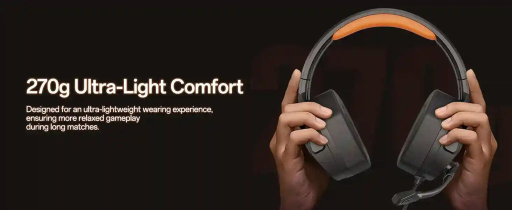 Pro Gaming Headset with Mic - Over-Ear Wired Audio for Xbox PS5 PC Tidesmit