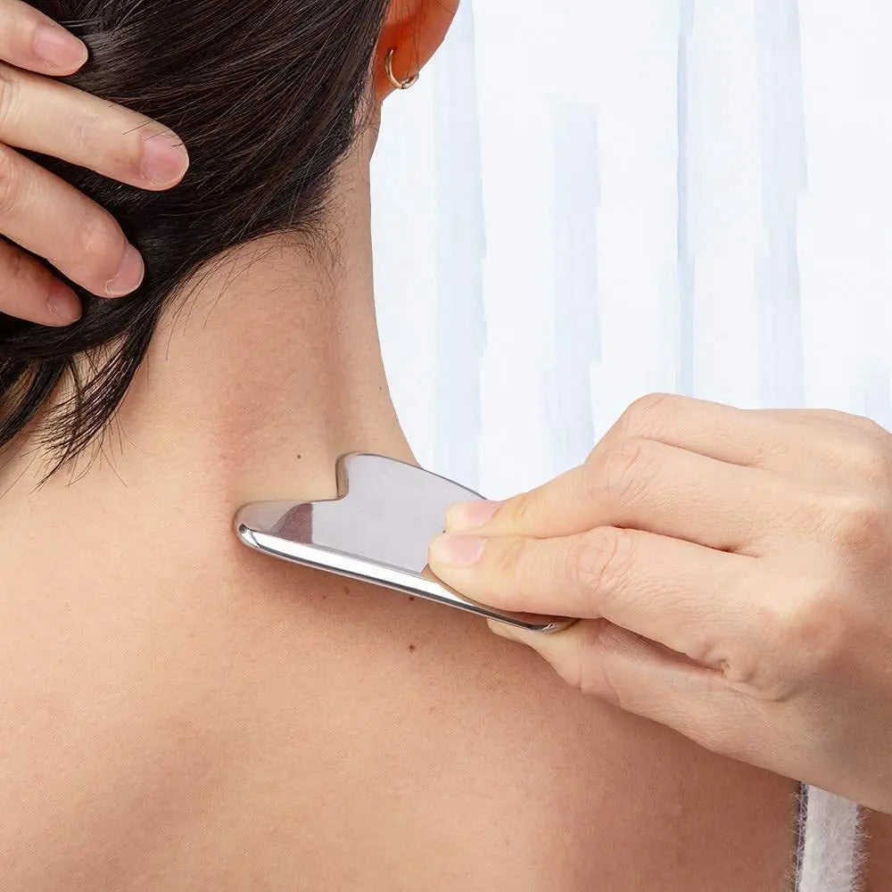 Stainless Steel Gua Sha Scraper for Deep Tissue Muscle Relief Back Massage Instrument Tidesmit