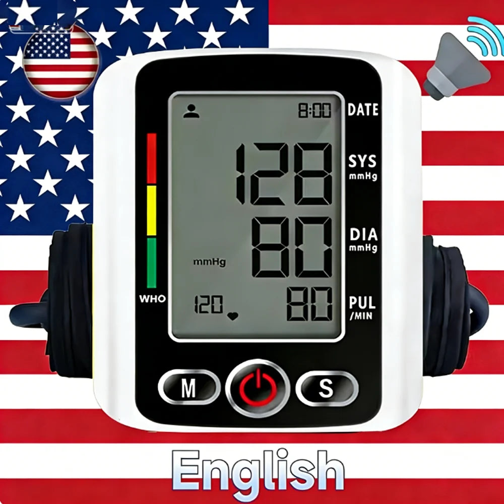 digital baumanometer blood pressure monitor take blood pressure meter medical digital upper arm tensiometers heart rate meter