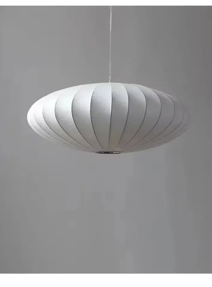 Wabi-Sabi Silk Pendant Lamp | Handmade Japanese Minimalist Lighting Tidesmit