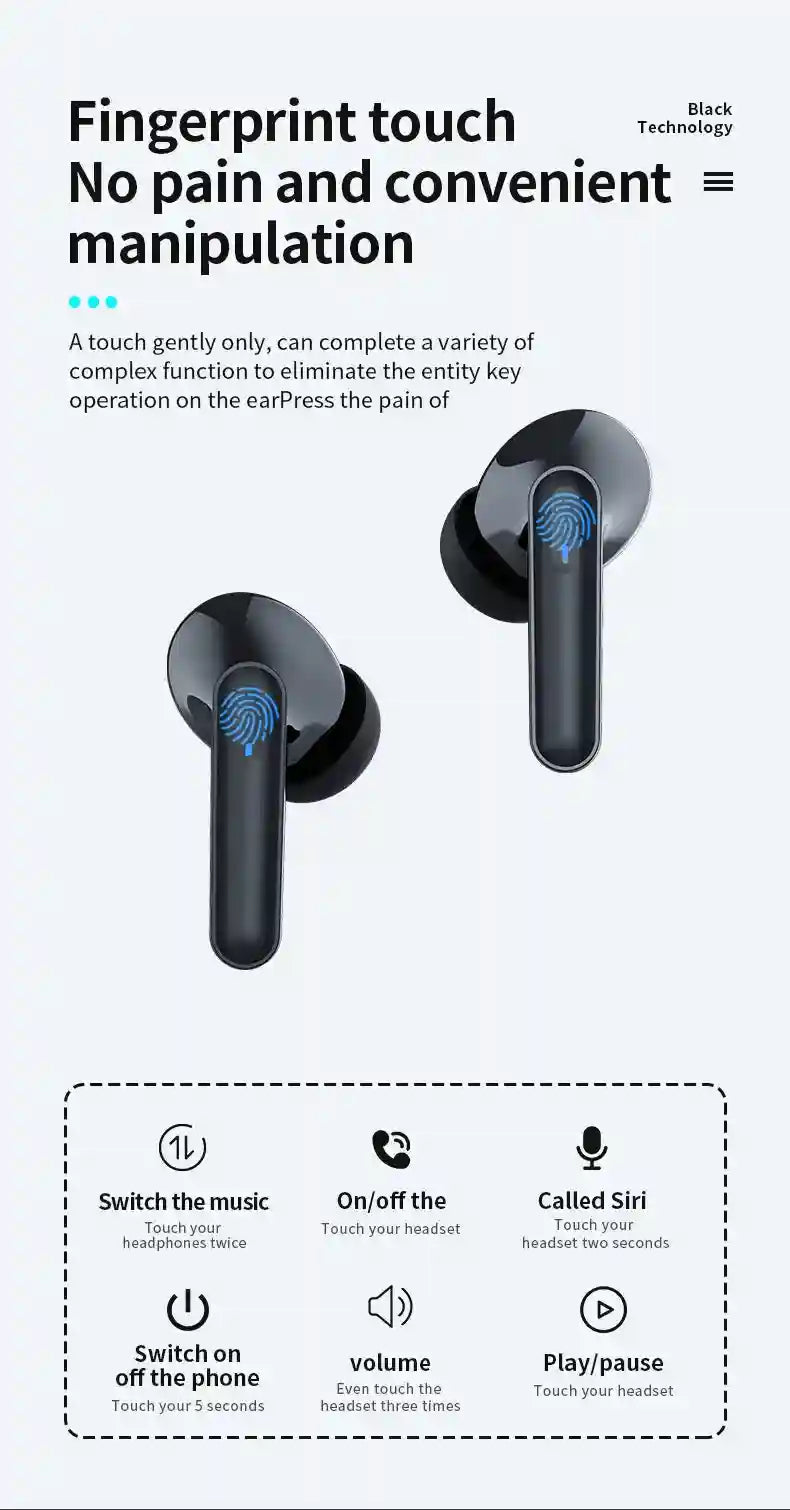 Sony DP4 Wireless Headphones with Active Noise Cancellation - Black Tidesmit