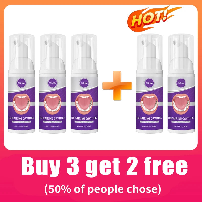 Tidesmit teeth whitening oral foam cleanser for effective plaque removal and professional dental care