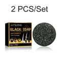 Gray Hair Shampoo Bar Turn Black Improve Dull & White Hair Anti-Dandruff Nourish Scalp  Polygonum Multiflorum Biotin Soap