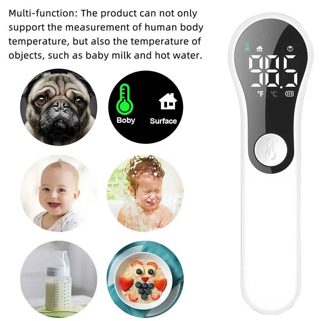Digital Infrared Fever Thermometer Medical Household Infant Adult Forehead Non-contact Body Temperature Ear Thermometer