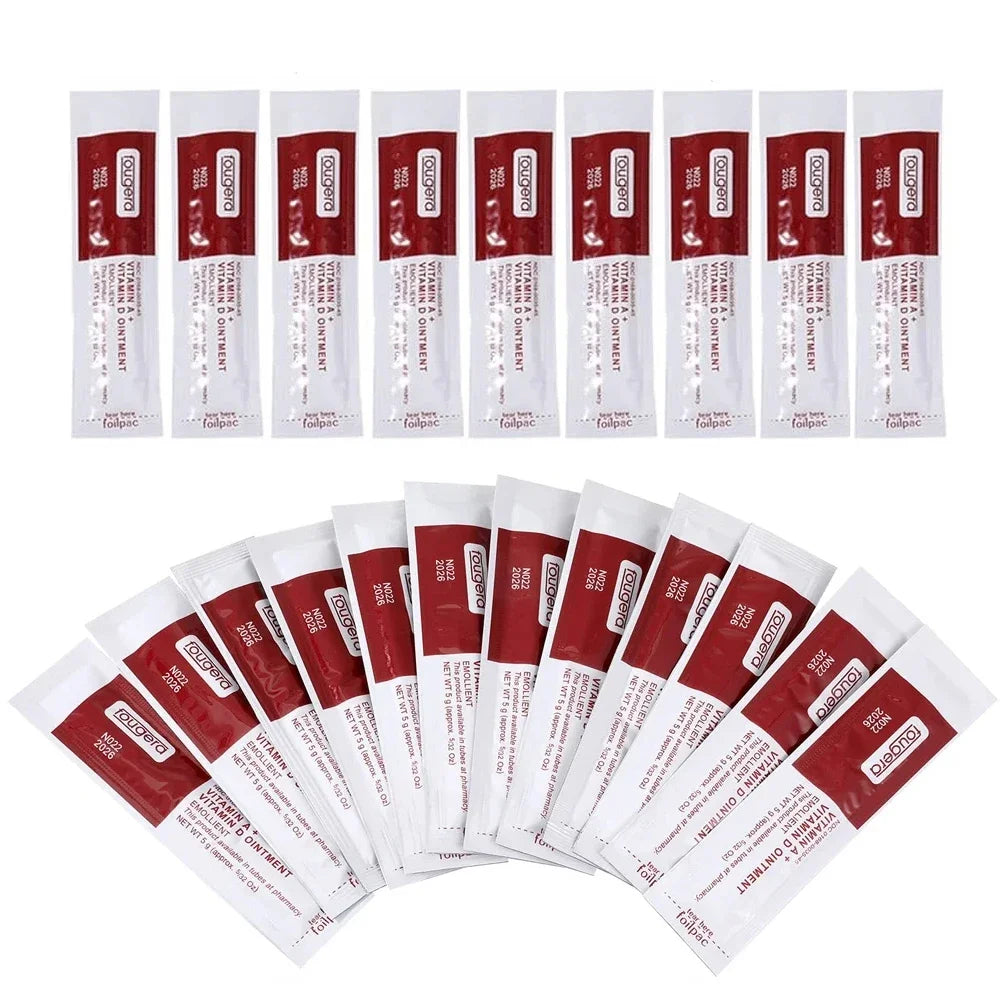 20/50/100/200pcs Fougera Vitamin Ointment A&D Tattoo Repair Cream Gentle Post-Tattoo Healing Supplies Tattoo Skin Care Must-Have